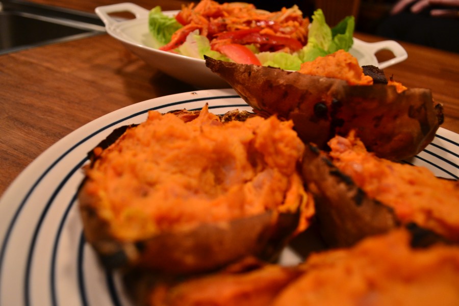 Sweet Potato baked with Pancetta