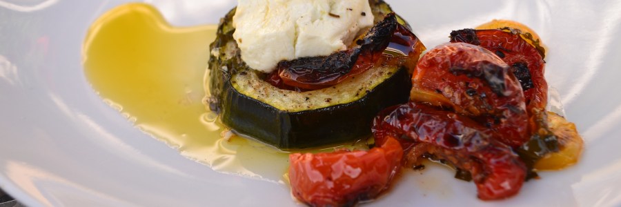 Stuffed courgette