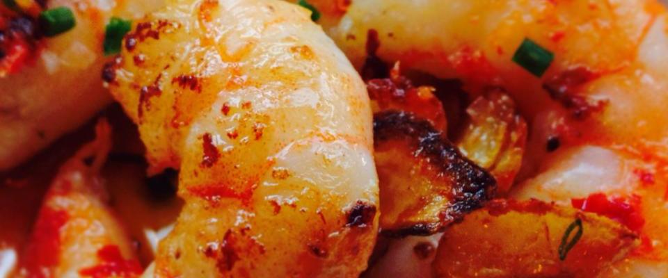 Prawns with Garlic and Chili