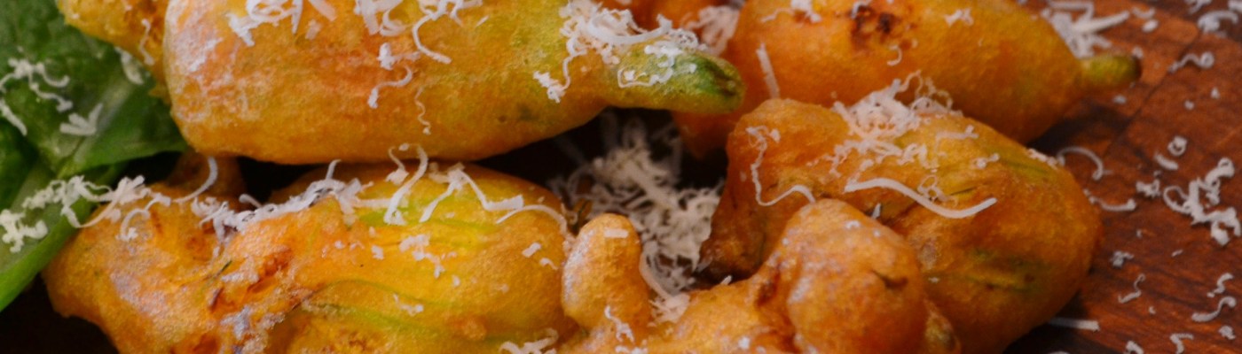 Courgettes with cheese