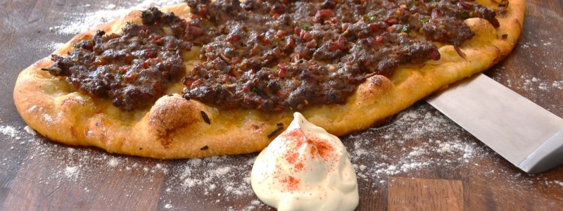 Flatbreads with lamb