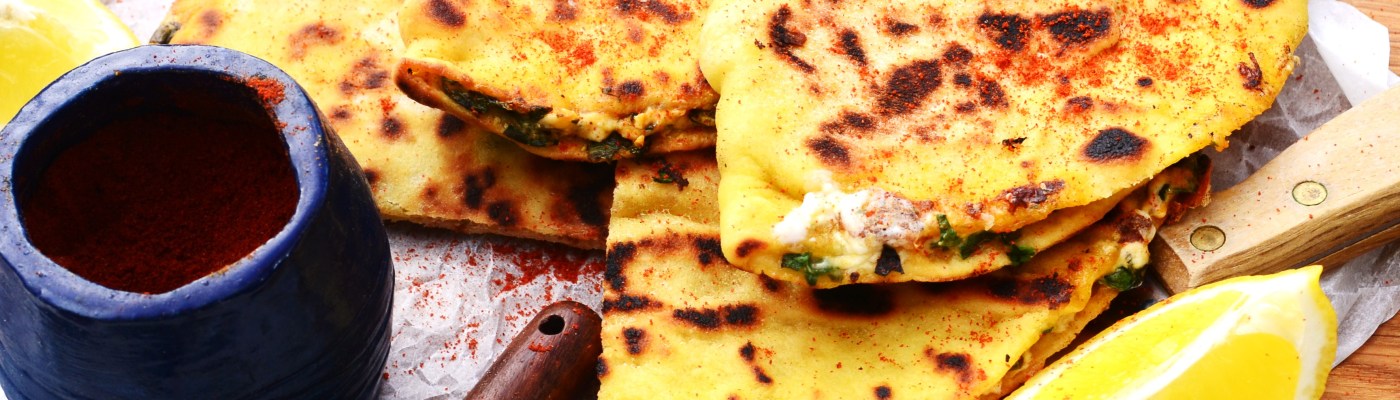 Spinach and Feta Flatbreads